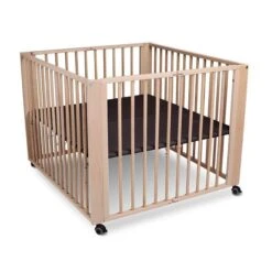 TiSsi Moritz Laufgitter Aus Massiv Buche Natur Platzsparend Faltbar Mit Rollen -Roba || Pinolino || Träumeland Verkäufe moritz na oben gr 1