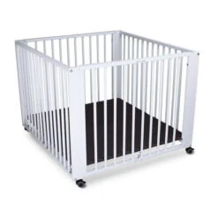 TiSsi Moritz Laufgitter Aus Massiv Buche Weiß Platzsparend Faltbar Mit Rollen -Roba || Pinolino || Träumeland Verkäufe moritz ws unten gr 3