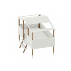 Nature Kid Noah Beach House Hausbett Grau-natur Halbhoch 90 X 200 Cm -Roba || Pinolino || Träumeland Verkäufe noah bett1 gr 2