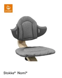 Stokke® Nomi® Kissen Grey Blue -Roba || Pinolino || Träumeland Verkäufe nomi natural anthracite junior cush grey close 5426 rt 1