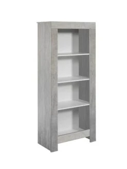 Schardt Nordic Driftwood/Weiß Standregal 4 Offene Fächer