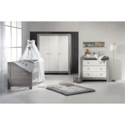 Schardt Nordic Driftwood Kinderzimmer +Umbauseiten Mit Dreitürigem Kleiderschrank