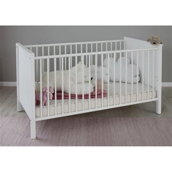 Trendteam Ole Babyzimmer 2-türiger Schrank 4-teilig Weiß 2 Trendteam Ole Babyzimmer 2-türiger Schrank 4-teilig Weiß – Bild 2