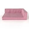 Nature Kid Palettensofa Ecke Rechts Rosa Mit Recycelter Schaumstofffüllung