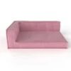 Nature Kid Palettensofa Ecke Links Rosa Mit Recycelter Schaumstofffüllung