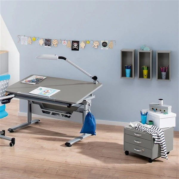 Paidi Universalcontainer Schiefergrau Für Diego Schreibtische - 3 Schubkästen 2 Paidi Universalcontainer Schiefergrau Für Diego Schreibtische - 3 Schubkästen – Bild 2