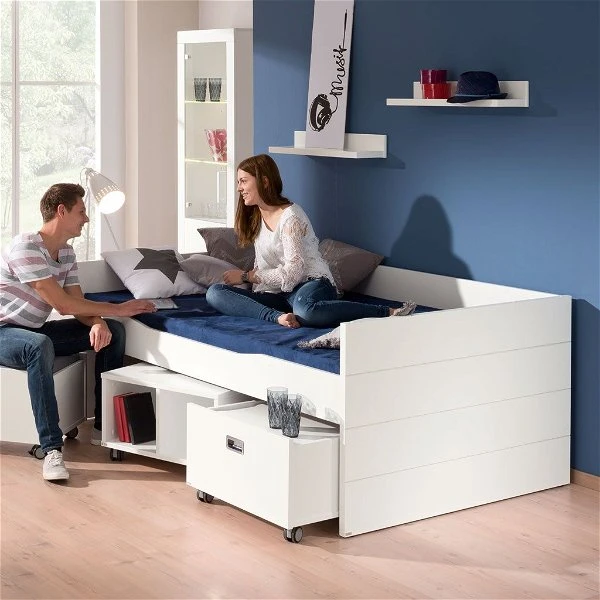 Paidi Fiona Kojenbett Kreideweiß 90x200 Cm Hohes Fußteil 1 Paidi Fiona Kojenbett Kreideweiß 90x200 Cm Hohes Fußteil