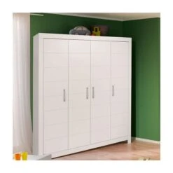 Paidi Fiona Kleiderschrank Kreideweiß 4-türig