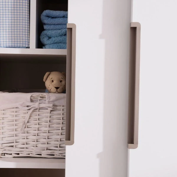 Paidi Fionn/Remo Schiebetürenschrank Schmal 2x Kreideweiß | Zum Aktionspreis 2 Paidi Fionn/Remo Schiebetürenschrank Schmal 2x Kreideweiß | Zum Aktionspreis – Bild 2