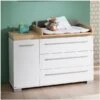 Paidi Kira Wickelkommode Breit Nebraska Schubkästen Kreideweiß