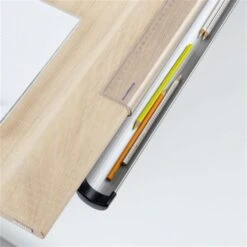 Paidi Marco 2 130 GT Schreibtisch Kreideweiß 130 X 70 Cm, Platte Geteilt - Gestellfarbe Silber -Roba || Pinolino || Träumeland Verkäufe paidi marco2ablagemulde lineal 7