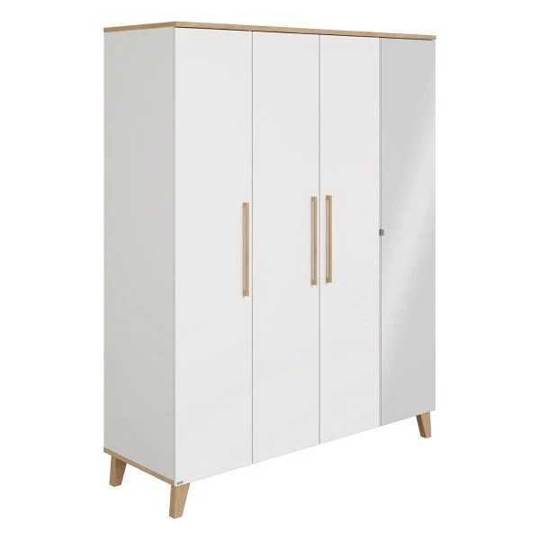 Paidi Oscar Kleiderschrank 4T - 1 Spiegeltür Rechts 2 Paidi Oscar Kleiderschrank 4T - 1 Spiegeltür Rechts – Bild 2