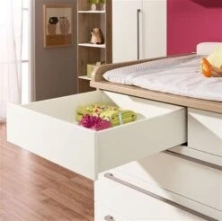 Paidi Remo Wickelkommode 6 Schubkästen Inkl. Wickelaufsatz, Frachtfrei Zum Aktionspreis -Roba || Pinolino || Träumeland Verkäufe paidi remo kommode vollauszug 4