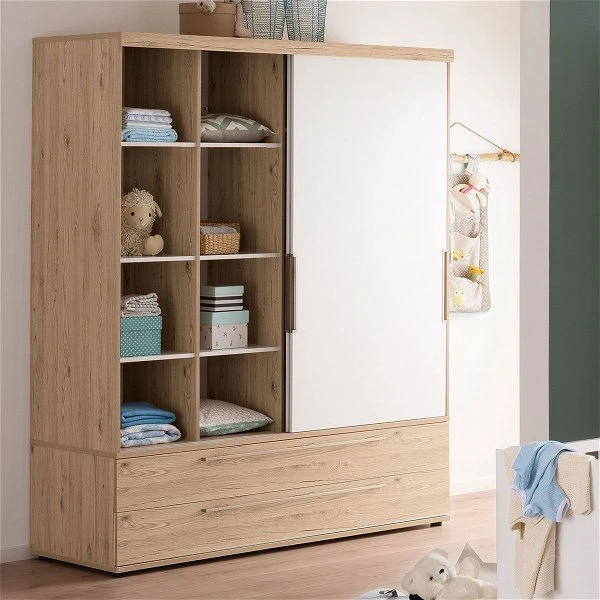 Paidi Fionn/Remo Schiebetürenschrank Breit 2x Eiche-Bordeaux | Zum Aktionspreis 1 Paidi Fionn/Remo Schiebetürenschrank Breit 2x Eiche-Bordeaux | Zum Aktionspreis