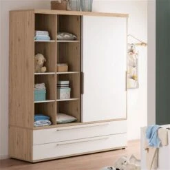 Paidi Fionn/Remo Schiebetürenschrank Breit 2x Kreideweiß | Zum Aktionspreis