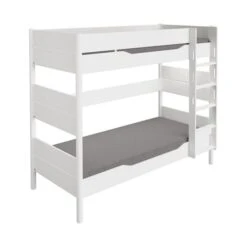 Paidi Ylvie Etagenbett 180 Cm Bettpfosten Kreideweiß Gerade Leiter 120x200 Cm