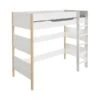 Paidi Ylvie Hochbett Kreideweiß/Birke 180 Cm Gerade Leiter 90x200 Cm