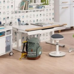 Paidi Teenio 120 Schreibtisch Kreideweiß/Eiche 120 X 75 Cm -Roba || Pinolino || Träumeland Verkäufe paidi teenio eiche massiv 147 782 6