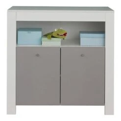 Trendteam Pia Wickelkommode Weiß Lichtgrau