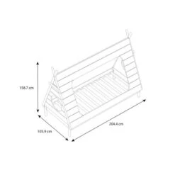 Nature Kid Ponca Tipibett Weiß Liegefläche 90 X 200 Cm 8 Nature Kid Ponca Tipibett Weiß Liegefläche 90 X 200 Cm -Roba || Pinolino || Träumeland Verkäufe ponca tipi bett ohne schubkasten sketch