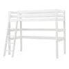 Hoppekids Hochbett ECO Luxury 90x200 Cm M. Schräger Leiter, Tischplatte & Absturzsicherung