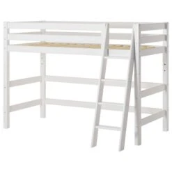 Hoppekids Mittelhohes Bett ECO Luxury 90x200 Cm Mit Schräger Leiter & Absturzsicherung -Roba || Pinolino || Träumeland Verkäufe pre a7 1 3