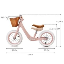 Kinderkraft RAPID Laufrad Rosa -Roba || Pinolino || Träumeland Verkäufe rapid pink dimensions