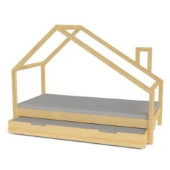 Nature Kid Milo Hausbett Natur Mit Giebeldach Liegefläche 90 X 200 8 Nature Kid Milo Hausbett Natur Mit Giebeldach Liegefläche 90 X 200 -Roba || Pinolino || Träumeland Verkäufe ravenna kiefer natur ausziehbett f gr
