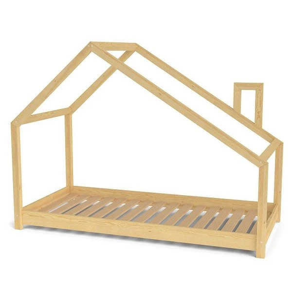 Nature Kid Milo Hausbett Natur Mit Giebeldach Liegefläche 90 X 200 2 Nature Kid Milo Hausbett Natur Mit Giebeldach Liegefläche 90 X 200 – Bild 2