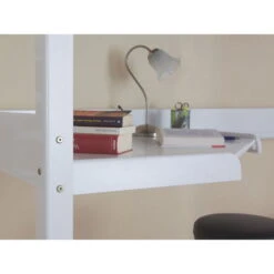 Relita RENATE Hochbett Buche Massiv Weiß Inklusive Schreibtisch, Zum Einzelbett Umbaubar -Roba || Pinolino || Träumeland Verkäufe renate detail tisch gr 1