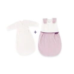 Träumeland Babyschlafsack-Set Punkte Rosa