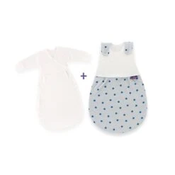 Träumeland Babyschlafsack-Set Sternentraum Blau