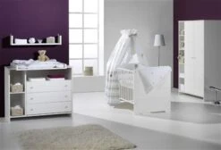 Schardt Eco Stripe Kinderzimmer Inkl. Umbauseiten Zweitüriger Schrank