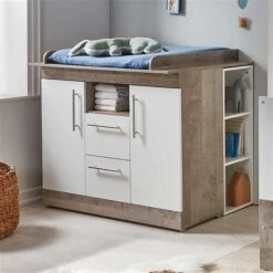 Arthur Berndt Selina Babyzimmer 3-teilig Weiß Mit Platimum Eiche Dekor -Roba || Pinolino || Träumeland Verkäufe selina wiko