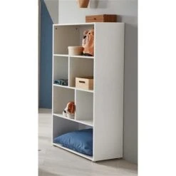 Arthur Berndt Selina Standregal Mit 6 Fächern Weiß