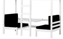Hoppekids JUMBO Etagenbett ECO Dream 90x200 Cm Nicht Teilbar | Mit Sitzbank & Tisch -Roba || Pinolino || Träumeland Verkäufe set4 cowboy 1