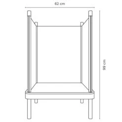 Timkid Sila Sessel Petrol Kissen Orange -Roba || Pinolino || Träumeland Verkäufe sila sessel technische zeichnung 1 1