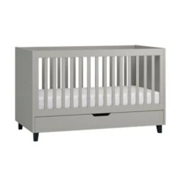VOX Simple Babybett 70x140 Grau/schwarz