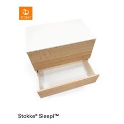 Stokke® Sleepi™ Kommode Natural -Roba || Pinolino || Träumeland Verkäufe sleepi dresser natural topview 220518 5284 rt