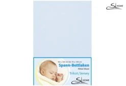 Jersey-Spannlaken Bleu 70/140 Zum Aktionspreis Farbe Bleu