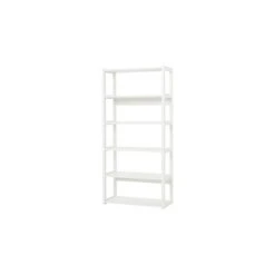 Hoppekids Storey Regal 1-teilig Weiß 80 Cm Breite, Mit 6 Regalbrettern