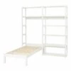 Hoppekids Storey Regalsystem 2-teilig Weiß Mit 8 Regalen Und Bett 90x200 Zum Toppreis