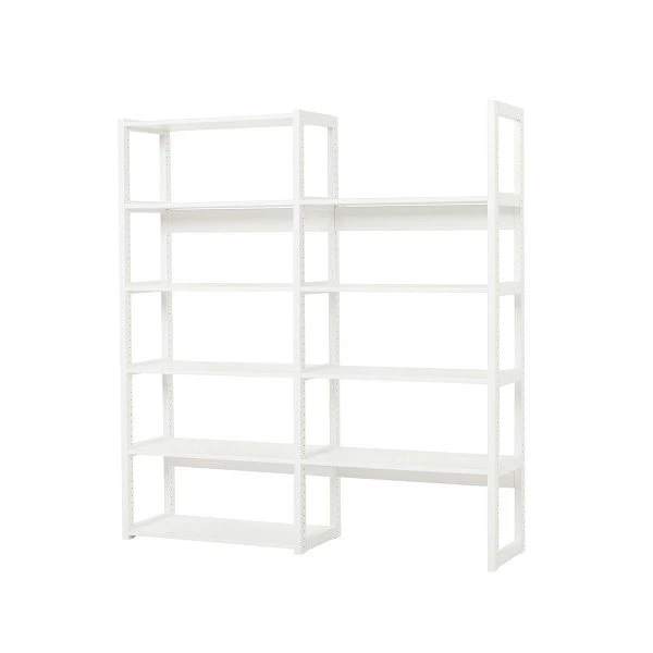 Hoppekids Storey Regalsystem 2-teilig Weiß Jeweils 80 Cm Breite, Mit 8 Regalbrettern 1 Hoppekids Storey Regalsystem 2-teilig Weiß Jeweils 80 Cm Breite, Mit 8 Regalbrettern
