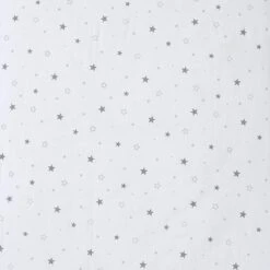 Schardt Solitär 6-Eck Laufgitter Kiefer Weiß Mit Folie Sternchen Grau -Roba || Pinolino || Träumeland Verkäufe stoff sternchen grau 1