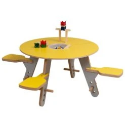 Timkid Tavi Spieltisch Sonnengelb/hellgrau -Roba || Pinolino || Träumeland Verkäufe tavi ganz variante2 1