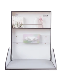 Timkid KAWAHPL Wandwickeltisch Weiß Inklusive Wickelmatte | Elegant Design -Roba || Pinolino || Träumeland Verkäufe tks8001 frontal auf print