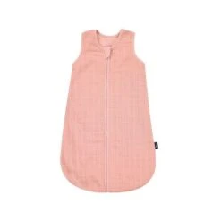 Alvi Mull-Schlafsack Uni Pink 102-2 Leichter Schlafsack Für Frühjahr & Sommer