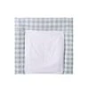 Schardt Wickelauflage Vichy Mint 80x75 Cm Inkl. Abnehmbarem Frotteebezug