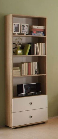 Ticaa Vicky Jugendzimmer 4-teilig Sonoma-Weiß Mit 3-türigem Kleiderschrank -Roba || Pinolino || Träumeland Verkäufe vicky sonoma regal 2