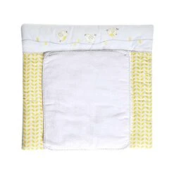 Schardt Wickelauflage Lovely Birds Gelb 80x75 Cm Inkl. Abnehmbarem Frotteebezug Und Stickerei